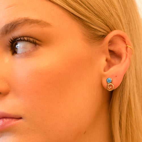 handmade silver jewellery , handmade, silver, earrings, handmade silver earrings, opal