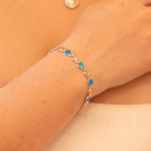 Load image into Gallery viewer, Handmade, silver jewellery, bracelet, opal, silver, handmade jewellery, jewellery Australia , handmade silver jewellery 
