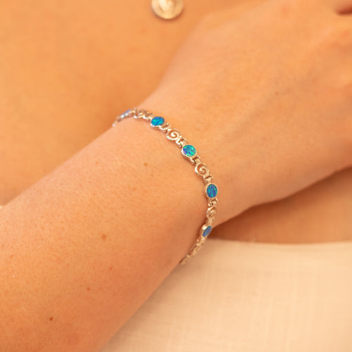 Handmade, silver jewellery, bracelet, opal, silver, handmade jewellery, jewellery Australia , handmade silver jewellery 