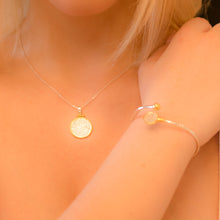 Load image into Gallery viewer, handmade, silver, bracelet, phaistos disc. handmade in Greece, handmade silver jewellery 

