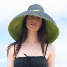Load image into Gallery viewer, Onar hat, summer hat, handmade hat, raffia hat, hat, handmade, hats Australia
