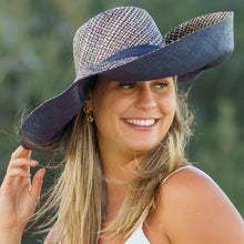 Load image into Gallery viewer, Onar hat, summer hat, handmade hat, raffia hat, hat, handmade, hats Australia
