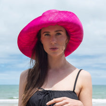 Load image into Gallery viewer, Onar hat, summer hat, handmade hat, raffia hat, hat, handmade, hats Australia
