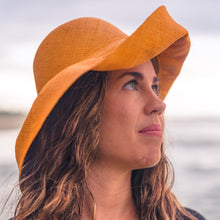 Load image into Gallery viewer, Onar hat, summer hat, handmade hat, raffia hat, hat, handmade, hats Australia
