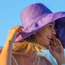 Load image into Gallery viewer, Onar hat, summer hat, handmade hat, raffia hat, hat, handmade, hats Australia
