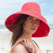 Load image into Gallery viewer, Onar hat, summer hat, handmade hat, raffia hat, hat, handmade, hats Australia
