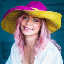 Load image into Gallery viewer, Onar hat, summer hat, handmade hat, raffia hat, hat, handmade, hats Australia
