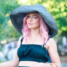 Load image into Gallery viewer, Onar hat, summer hat, handmade hat, raffia hat, hat, handmade, hats Australia
