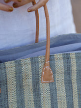 Load image into Gallery viewer, Onar bag, Beach bag, handmade bag, leather straps. straw bag, bag, handmade, bags Australia

